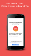 Mango Browser: Fast & Secure screenshot 0