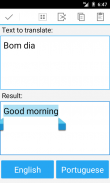 Portuguese Translator Pro screenshot 0