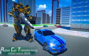 Robot Car Transformation: Robot Shooting Game screenshot 1
