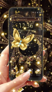 Shine Golden Fantastic Butterfly-APUS Launcher screenshot 3