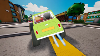 Mr Bea Car Monster Machine Racing screenshot 0