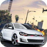 VW Golf Drive Ahead Simulator 3D screenshot 3