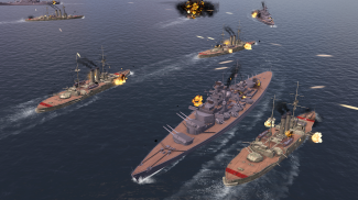 Warship Fleet Command : WW2 Naval War Game screenshot 4