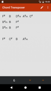 Chord Transposer screenshot 1