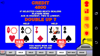 Video Poker with Double Up screenshot 1