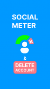 Social Meter - احذف الحساب screenshot 3