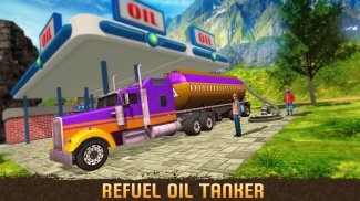 Uphill Oil Truck Simulator - Transporter 2018 screenshot 0