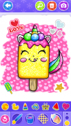 Glitter Ice Cream Coloring screenshot 5