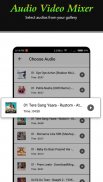 Audio Video Mixer - Add Audio to Video screenshot 2