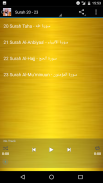 Sheikh Sudais Quran MP3 20-35 screenshot 1