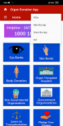 Organ Donation App screenshot 1