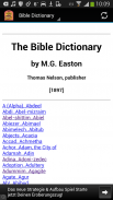 Bible Dictionary M.G. Easton screenshot 0