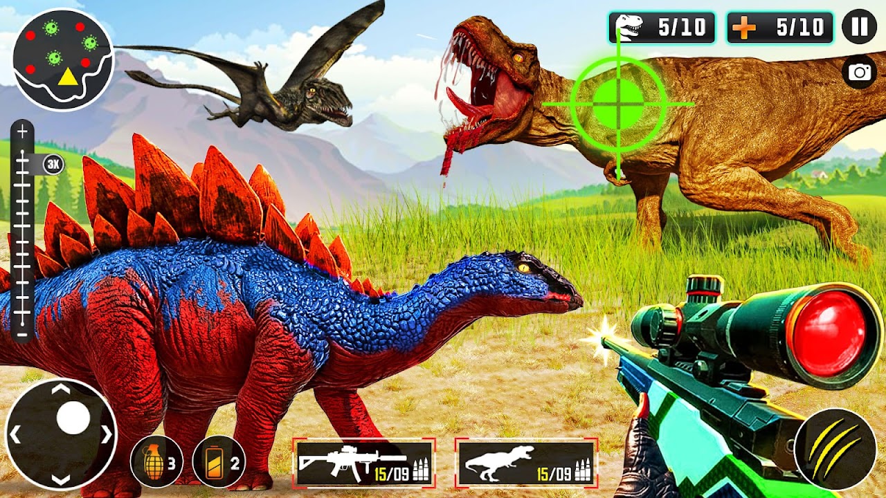 Download Wild Dino Hunting 3D: Gun Game android on PC