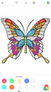 Adult Butterfly Coloring Pages screenshot 2