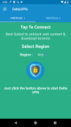 Delta VPN grátis - VPN express screenshot 3