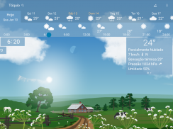 Clima Preciso YoWindow + Imagens de fundo ao vivo screenshot 0