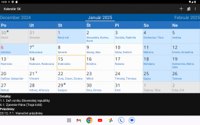 Kalendár SK screenshot 2