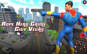 Rope Amazing Hero Crime City Simulator screenshot 2