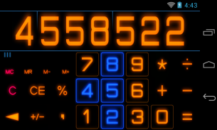 Calculatrice avec pour cent screenshot 2