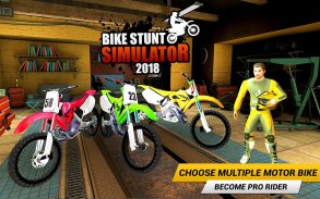 Trik Nyata Stunt Bike Pro Trik Master Racing Game screenshot 5