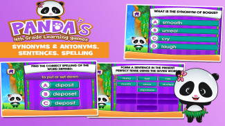 Panda 4th Grade Learning Games screenshot 0