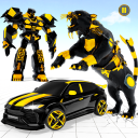 Super Hero Panther Robot Crime City Rescue Mission Icon