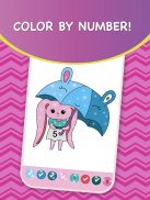 Magic Color - kids coloring book by numbers screenshot 3