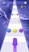 Color Rolling Ball - 3D Ball Race Game screenshot 1