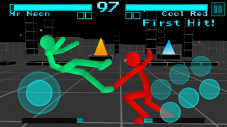 Pertarungan stickman: prajurit neon screenshot 1