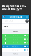 Strength Club - Intermediate Training App screenshot 8