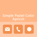 Simple Pastel Color (Apricot)