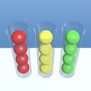 Clasificar bolas 3D Icon