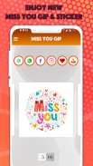 Miss You GIF : Miss You Stickers For WhatAapp screenshot 2