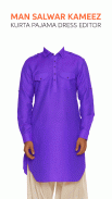 Man Salwar Kameez Kurta Pajama Dress Editor screenshot 4