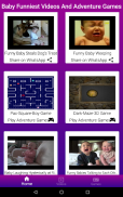 Vídeos divertidos do bebê e jogos de aventura screenshot 10