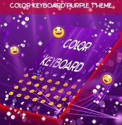 Color Keyboard Purple screenshot 1