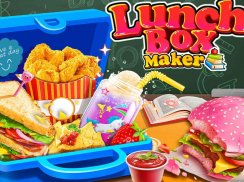 School Lunch Food Maker 2: Free Cooking Games screenshot 0