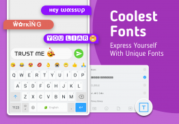 Mint Keyboard - Stickers, Font & Themes screenshot 0
