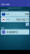 Euro x South Korean Won screenshot 1