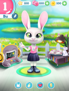 Bu Кролик Игра питомцы уход screenshot 2