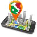 Map 3D e navigazione Italia Icon