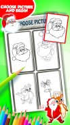 Libro colorazione Babbo Natale screenshot 2