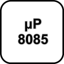 8085 Microprocessor Icon