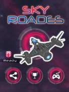 Sky Roads 3D -  Galaxy Legend Sparrow Ships Racing screenshot 3