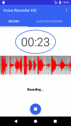 Voice Recorder HQ screenshot 1