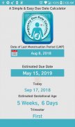 Pregnancy Due Date Calculator by KT Apps Store screenshot 8