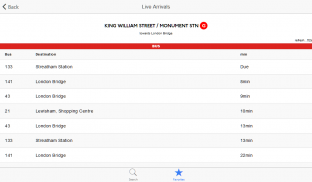 London Live Bus Arrivals screenshot 8
