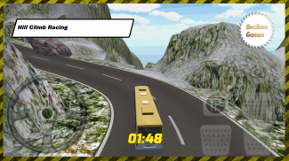 Snow Bus Hill Climb Racing screenshot 1