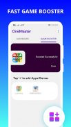 OneMaster - Game booster tools screenshot 8