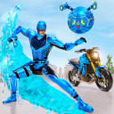 Snow Ball Robot Bike Games Icon